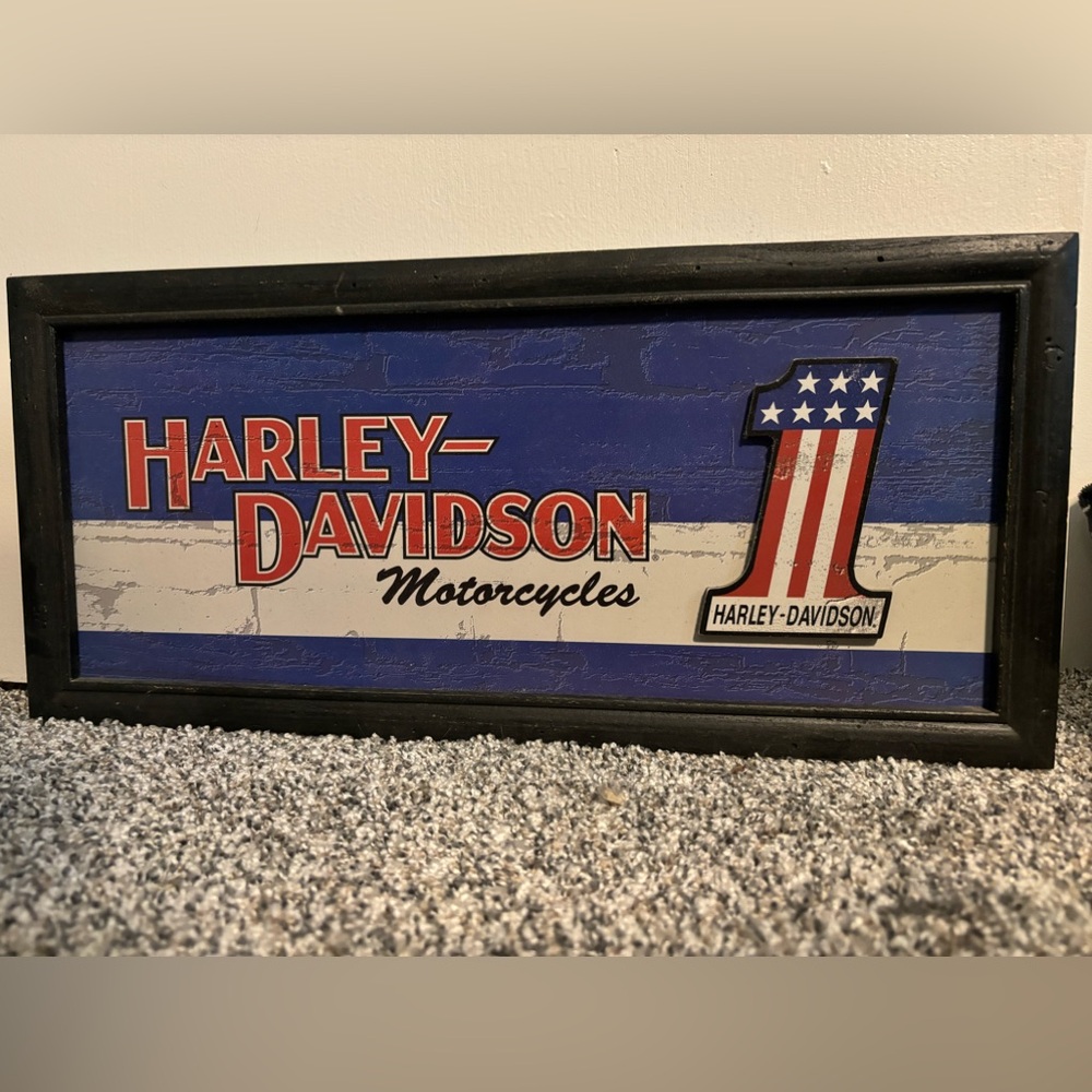 Harley Davison Wall plaque